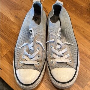 Converse Gray/blue Low-Top Sneakers